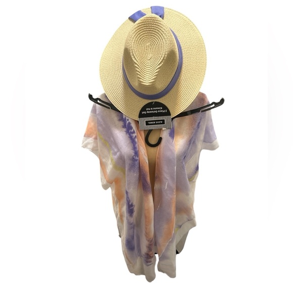 Alexis Bendel "2 Piece Getaway Set" Includes Matching Kimono & Hat One Size NWT - Picture 5 of 7